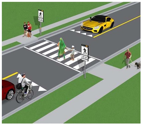 The option that will go up at the Pine-Fifth intersection. (Screenshot from GreaterSudbury.ca)